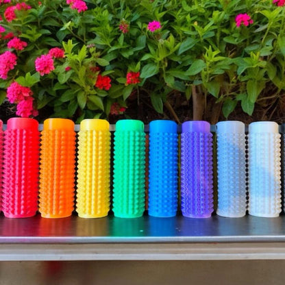 ✈️🔶 Compact portable multi-color stimulating keychain - Relieves pain & Calms emotional impulses 🧳💖